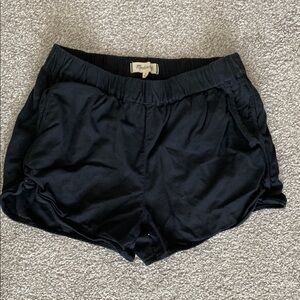 Madewell Black Athletic Shorts Lightweight Elastic Waist